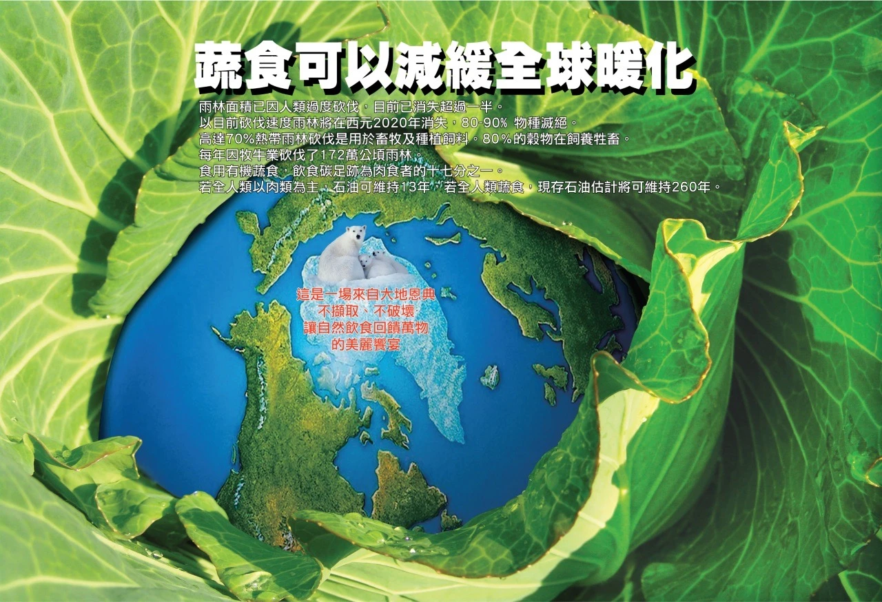 蔬食為地球防災永續之道
